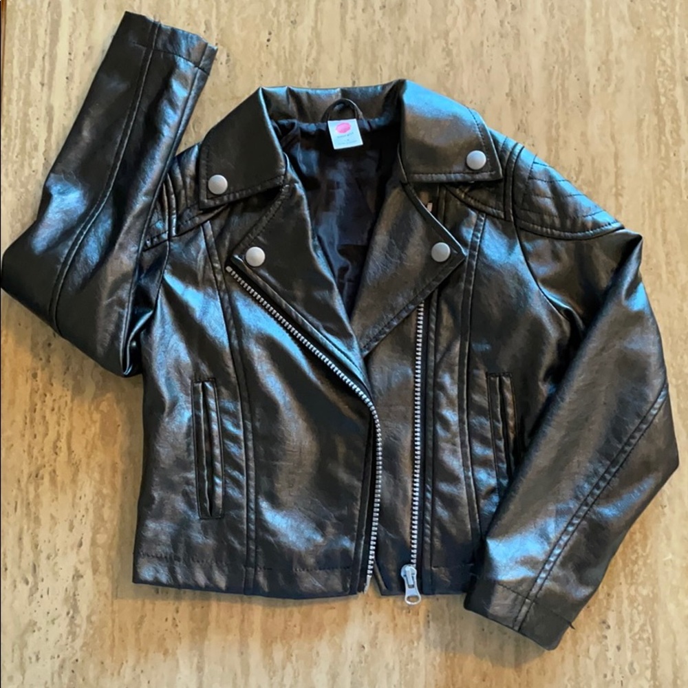 Total Girl Faux Leather Jacket